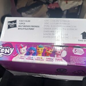 12 Hasbro My Little Pony Movie Friends Set - Multicolor